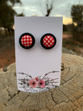 Fabric Bezel Studs