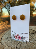 Copper Linen Studs