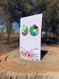 Sorbet dream Lge Polymer Clay Stud