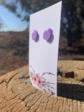 Acrylic Apple Studs