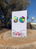 Sorbet dream Lge Polymer Clay Stud