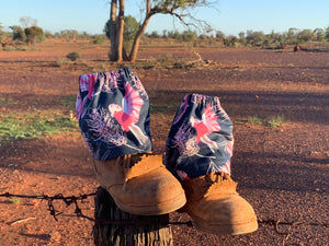 Flamin Galah Navy Sock Protector