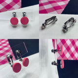 Clip on earrings converters (1 pair)
