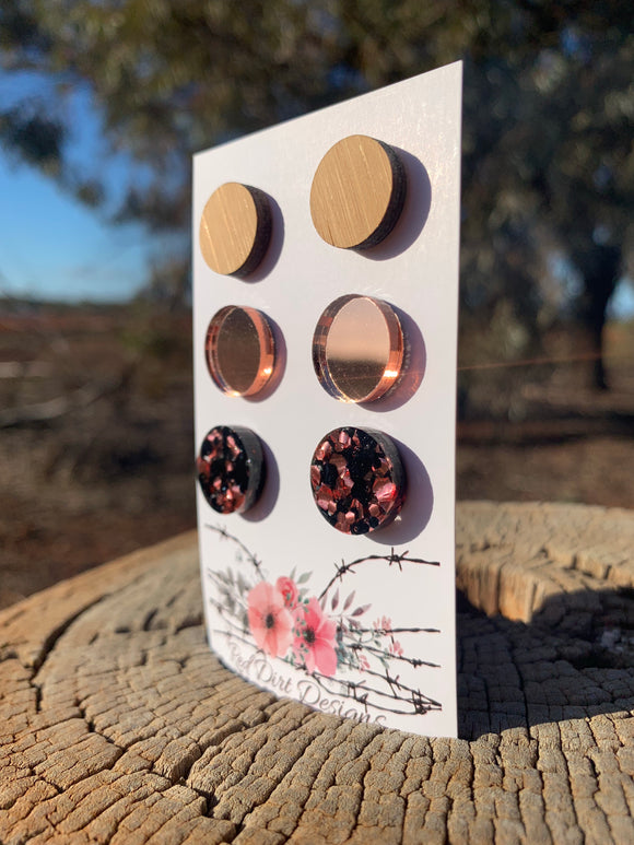 Acrylic & Timber Stud Pack