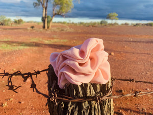 Blush Crepe Original Scrunchie