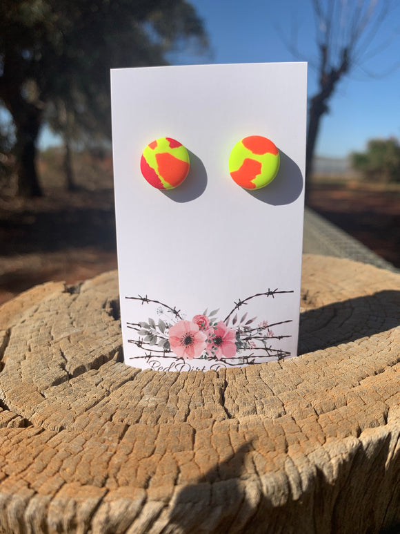 Circus Polymer Clay Studs